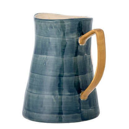 Feriha pitcher, blå, stengods