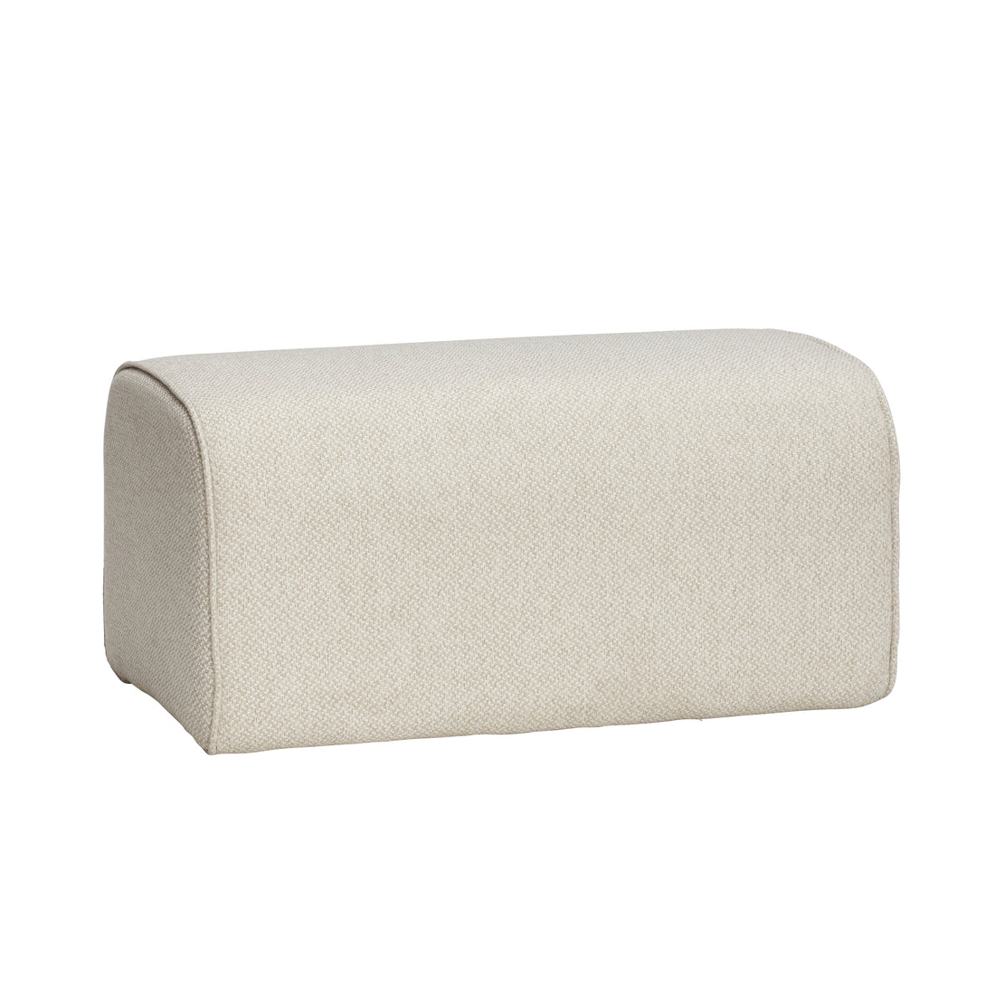 Hübsch - Puf, stof, beige - 50x81xh40cm - Hübsch - DesignGaragen.dk