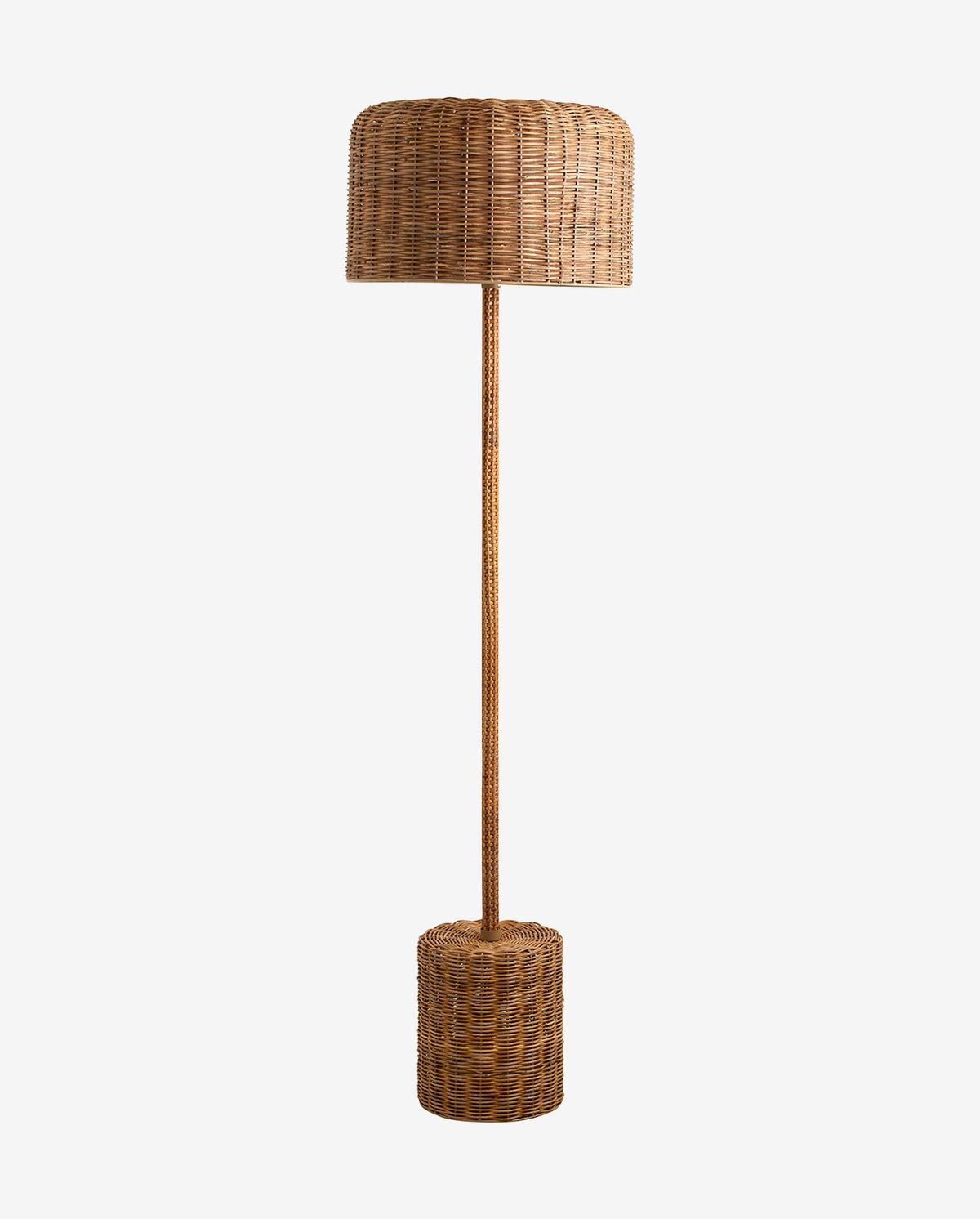 Nordal Cane Rattan, golvlampa, naturlig