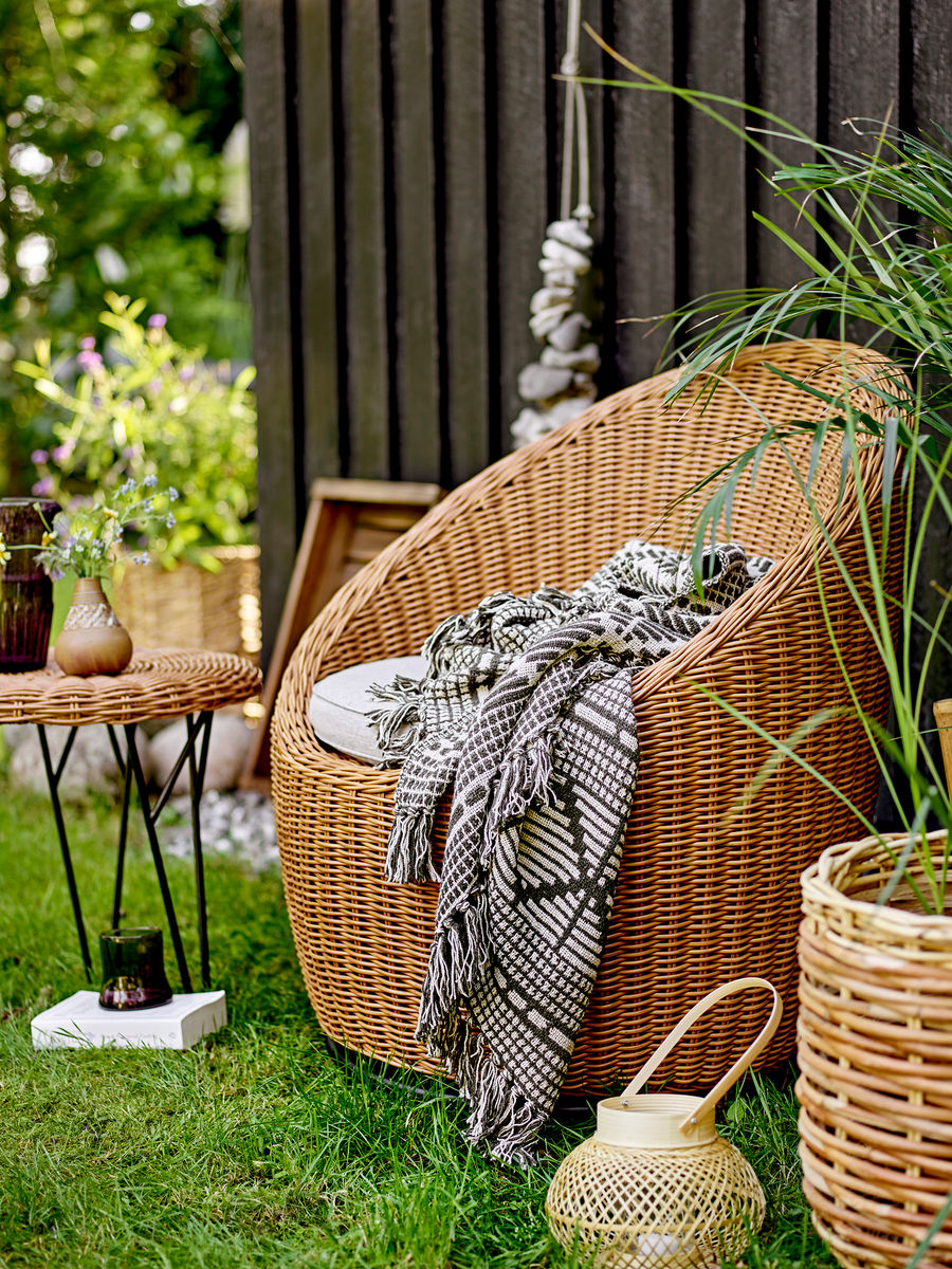 Bloomingville Roccas loungestol, Brown, Polyrattan