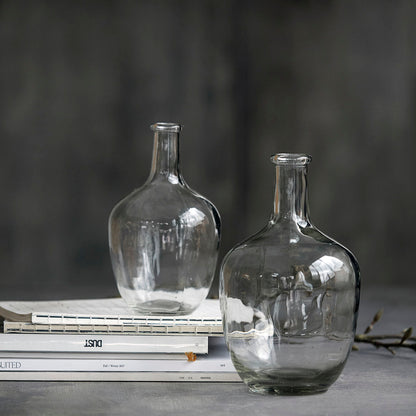 House Doctor - Vase / flaske, Glass, Klar - h: 29 cm, dia: 18 cm - House Doctor - DesignGaragen.dk