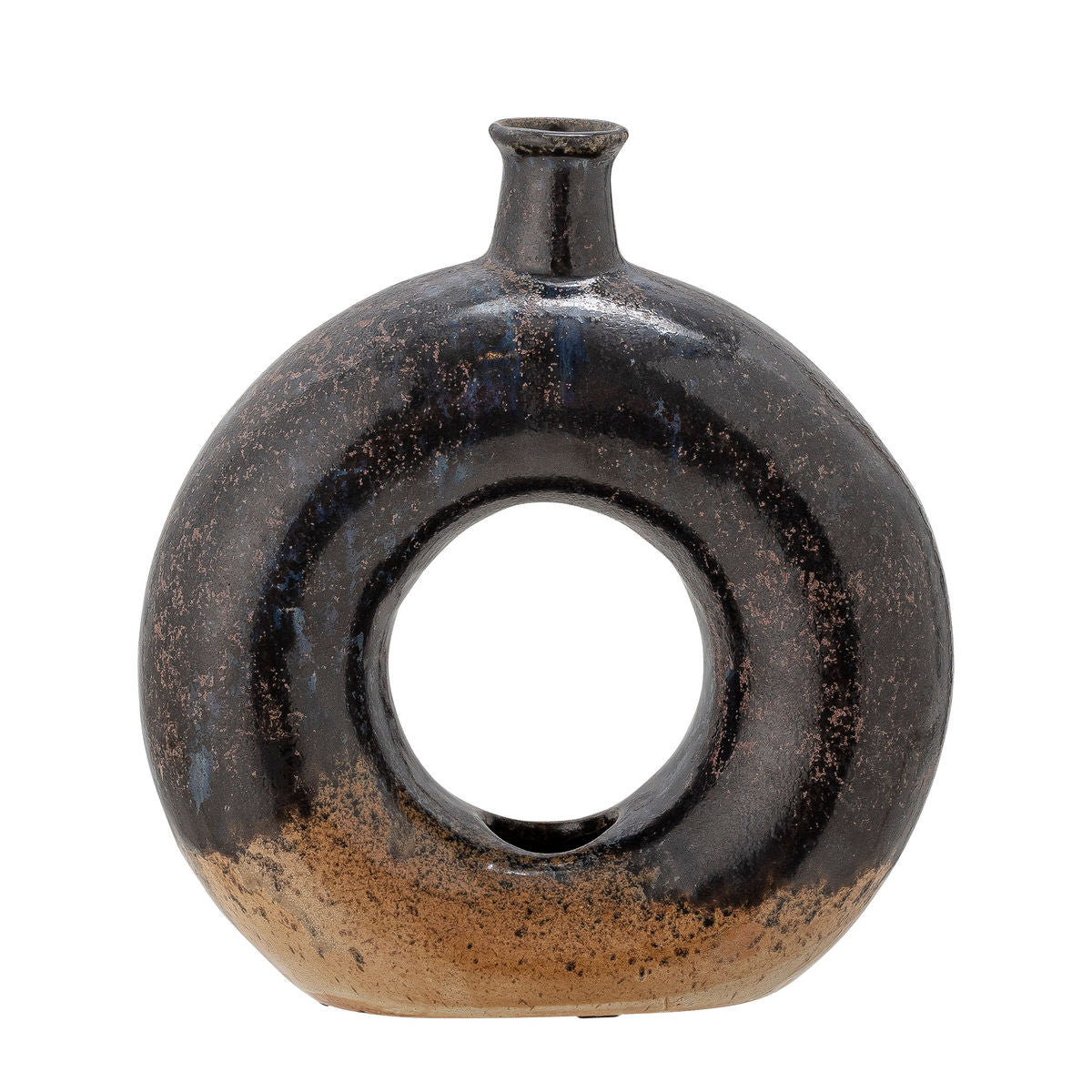 Bloomingville Baldvin Deko Vase, Brown, Stoneware