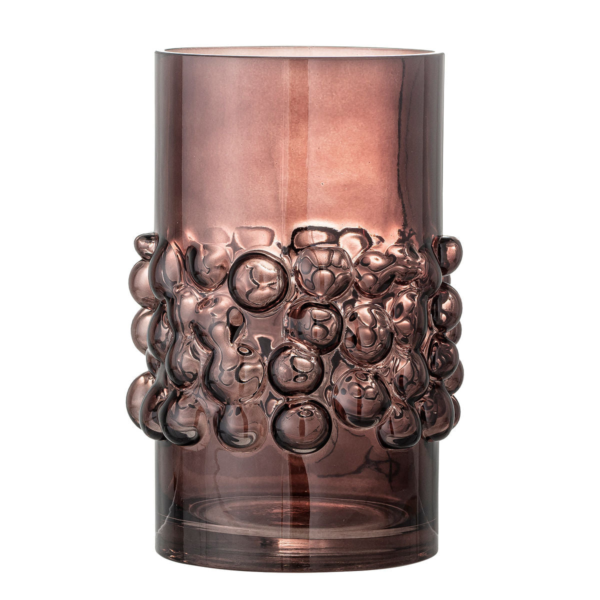 Bloomingville Bendie Vase, Brown, Glass