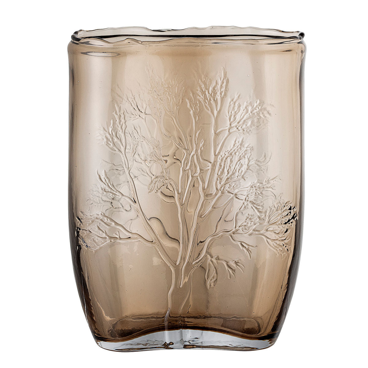 Bloomingville Jara Vase, Brown, Glass