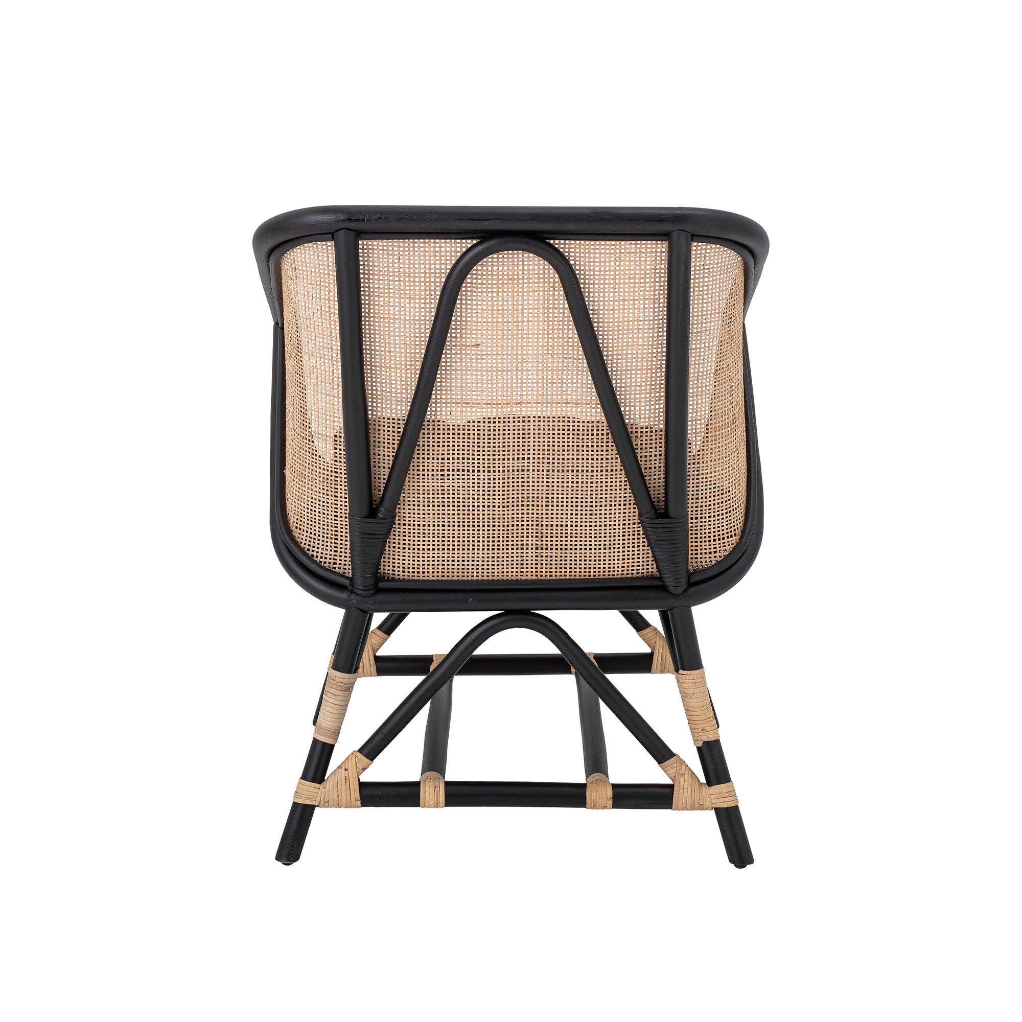 Bloomingville Loue Lounge Stol, Sort, Rattan - Bloomingville - DesignGaragen.dk