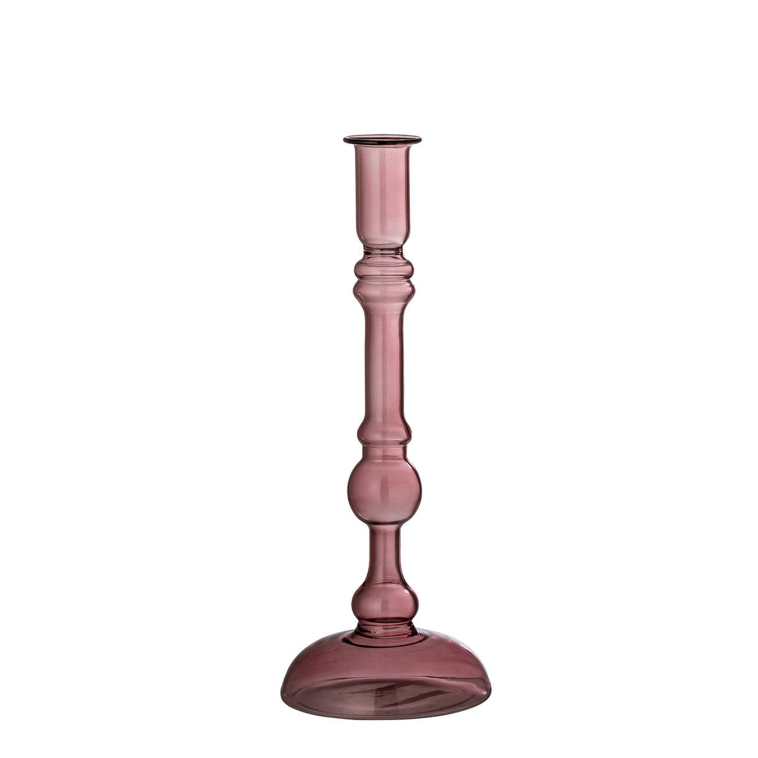 Bloomingville Ferah ljusstake, lila, glas