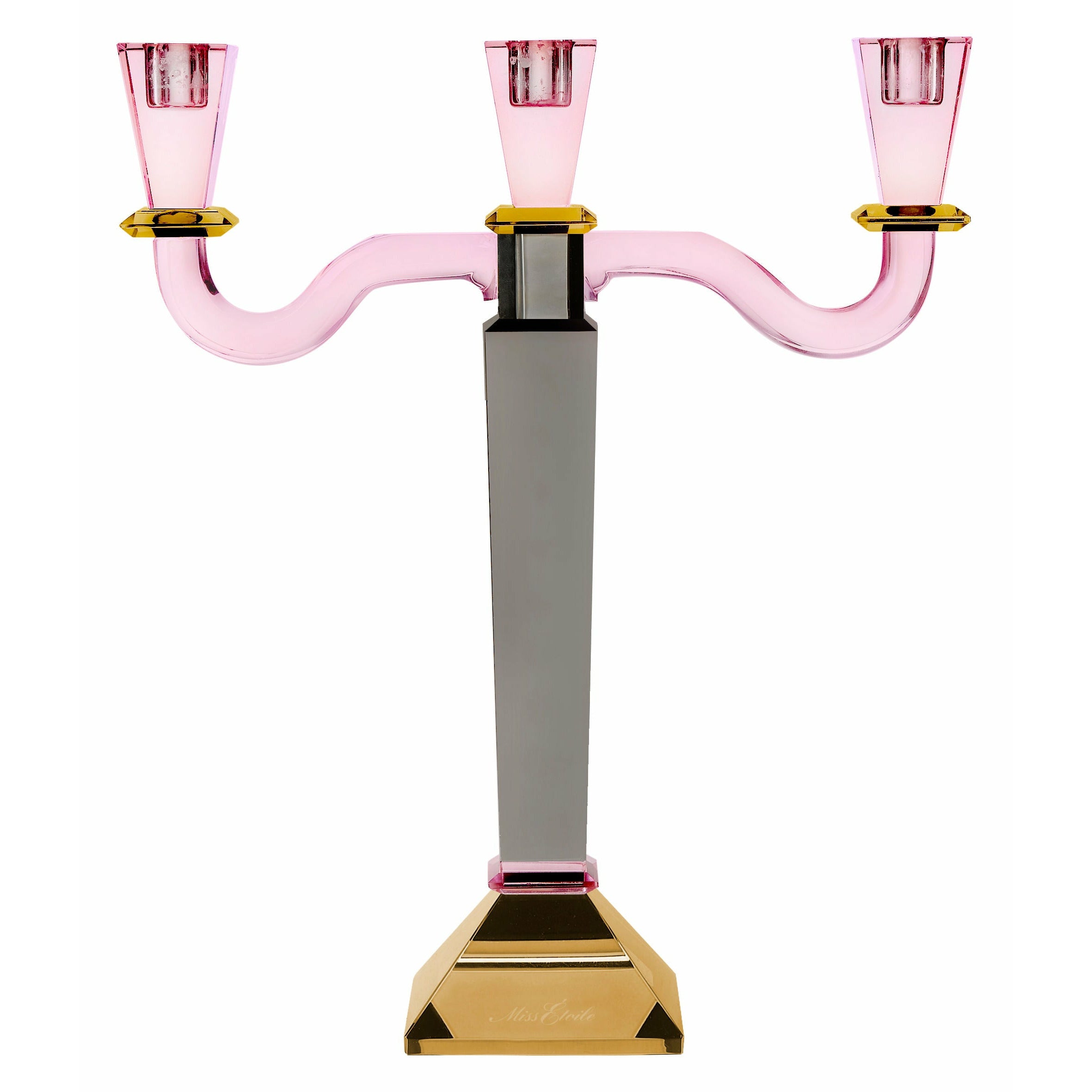 Miss Etoile ME Crystall 3-armed candlestick - Miss Etoile - DesignGaragen.dk