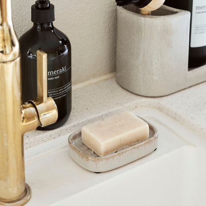 Meraki Soap Holder, Datura, Shellish Grey