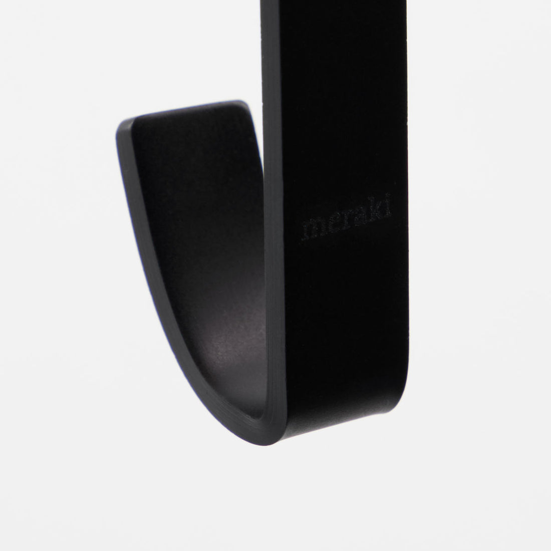 Meraki Hook, Thapsus, Brushed Black Finish