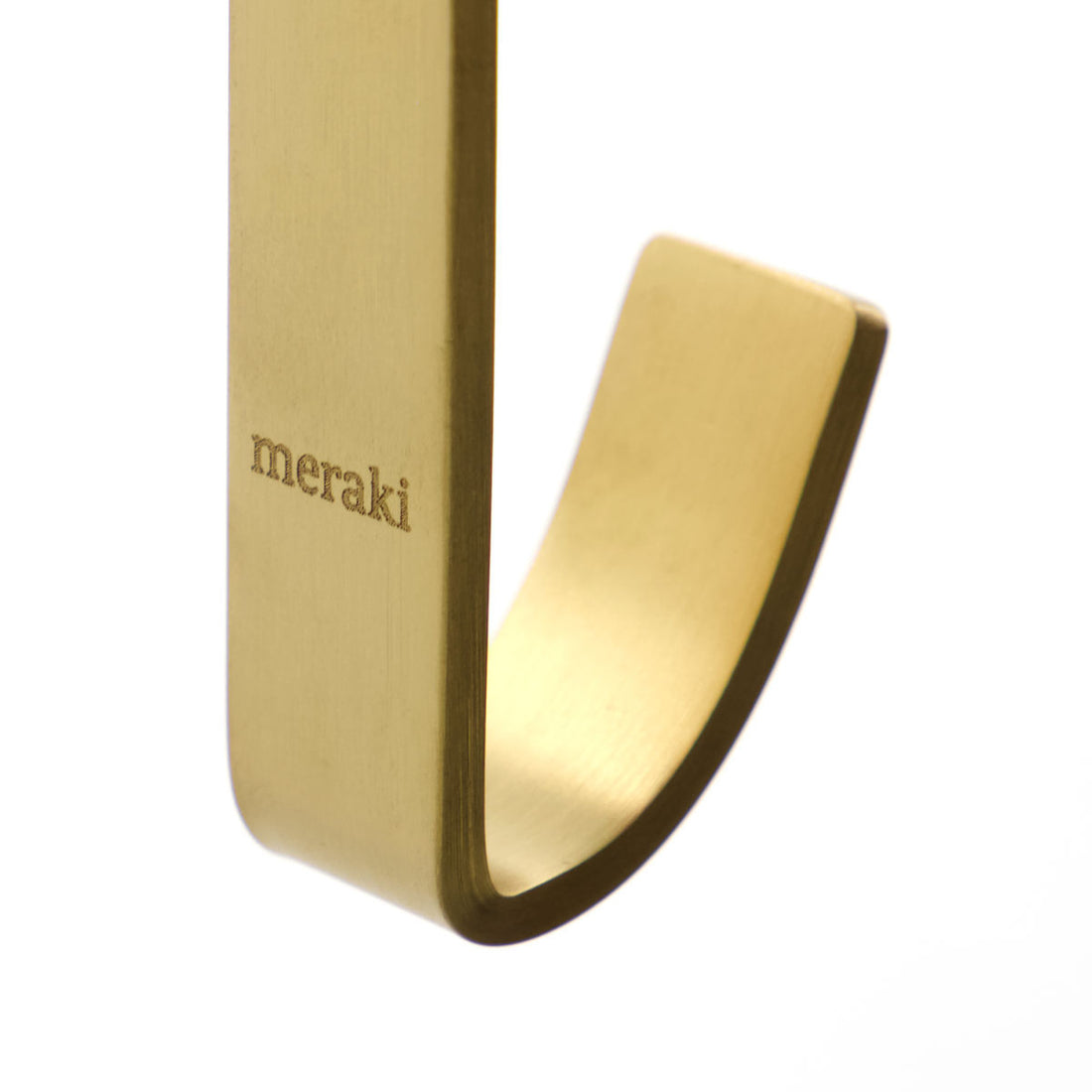 Meraki Hook, Thapsus, Borsted Brass Finish