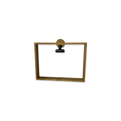 Langbo A5 Frame - Smoked Oiled Oak / Brass - Langbo - DesignGaragen.dk