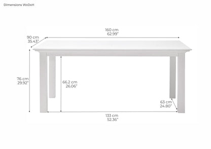 Halifax Spisebord 160.00 cm - NovaSolo - DesignGaragen.dk