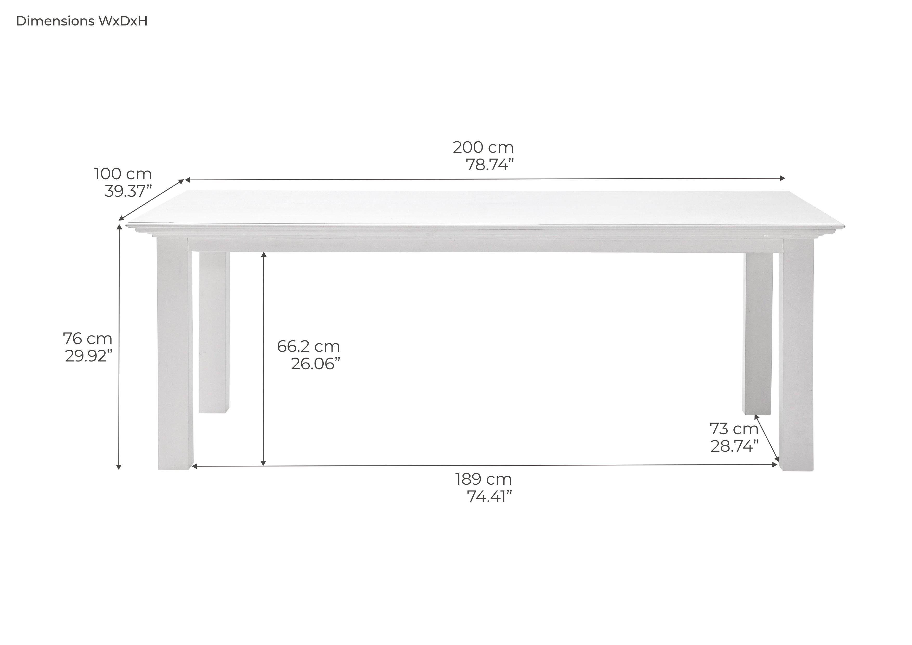 Halifax Spisebord 200.00 cm - NovaSolo - DesignGaragen.dk