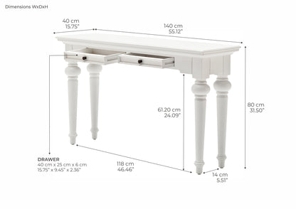 Provence Konsolbord med 2 skuffer - NovaSolo - DesignGaragen.dk