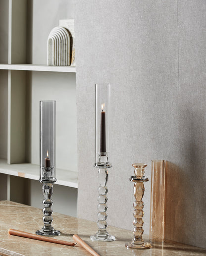 Nordal A/S Nosy Candle Holder, Smoke Grey