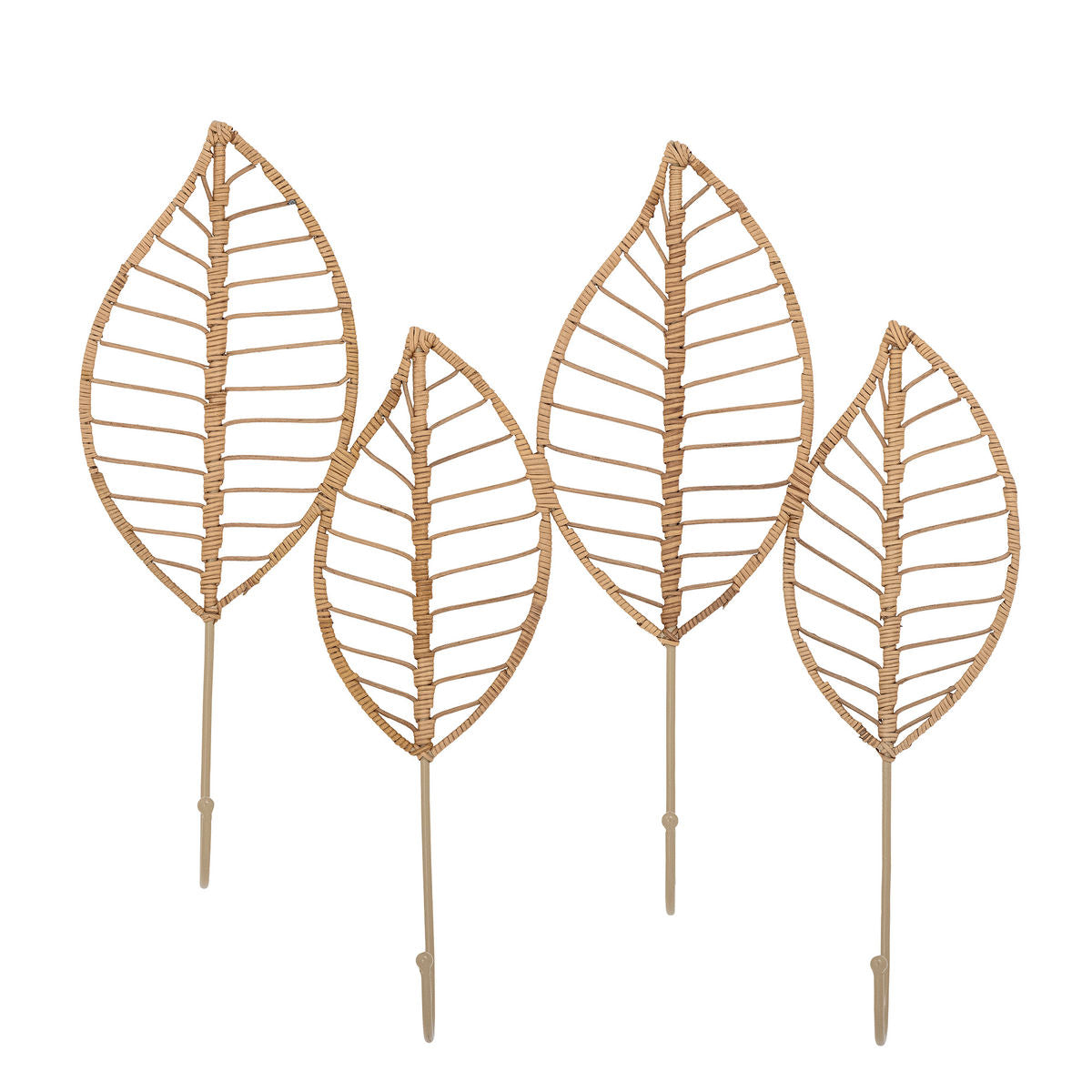 Bloomingville Neta Hooks, Nature, Rattan