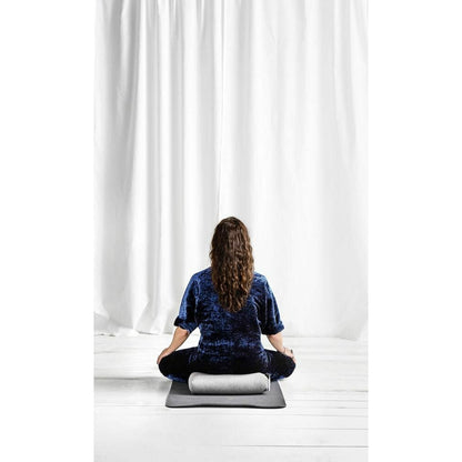 Nordal YOGA- och meditationskudde - 40x20 cm - grå