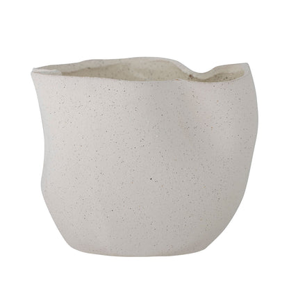 Bloomingville Sanam Herbal Potty Hides, White, Stoneware