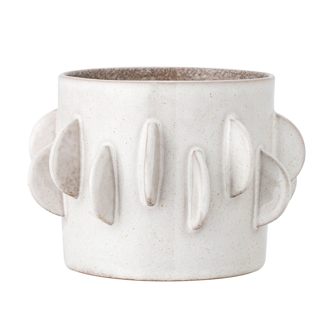 Bloomingville Roza Herbal Potted Hlages, White, Stoneware