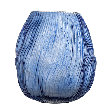 Creative Collection Leyla Vase, Blue, Glass