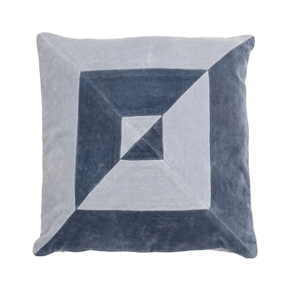 Bloomingville Aban Cushion, Blue, Cotton