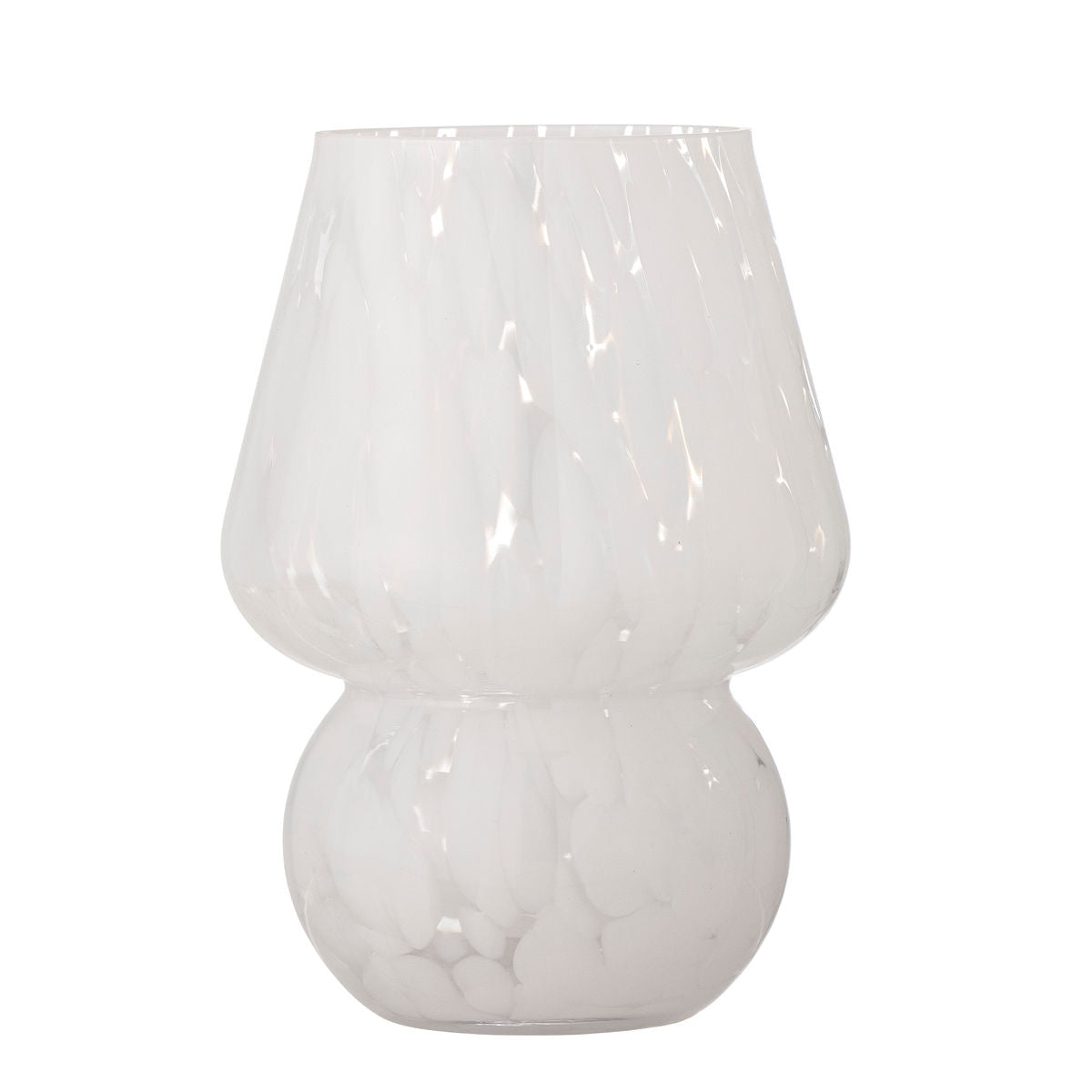 Bloomingville Halim Vase, White, Glass