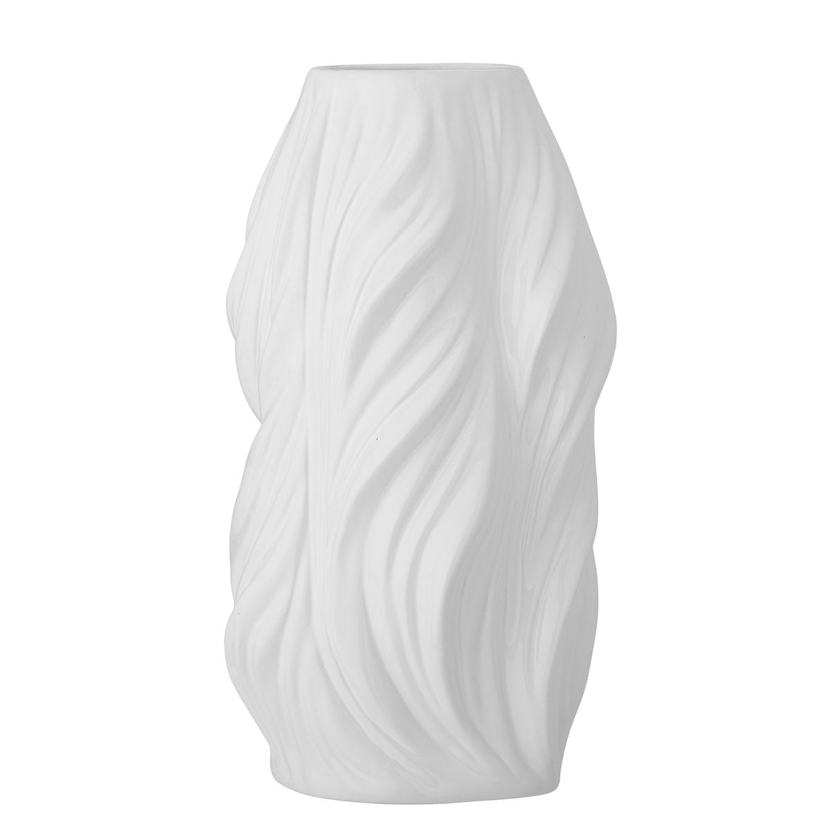 Bloomingville Sanak Vase, Hvid, Keramik - Bloomingville - DesignGaragen.dk