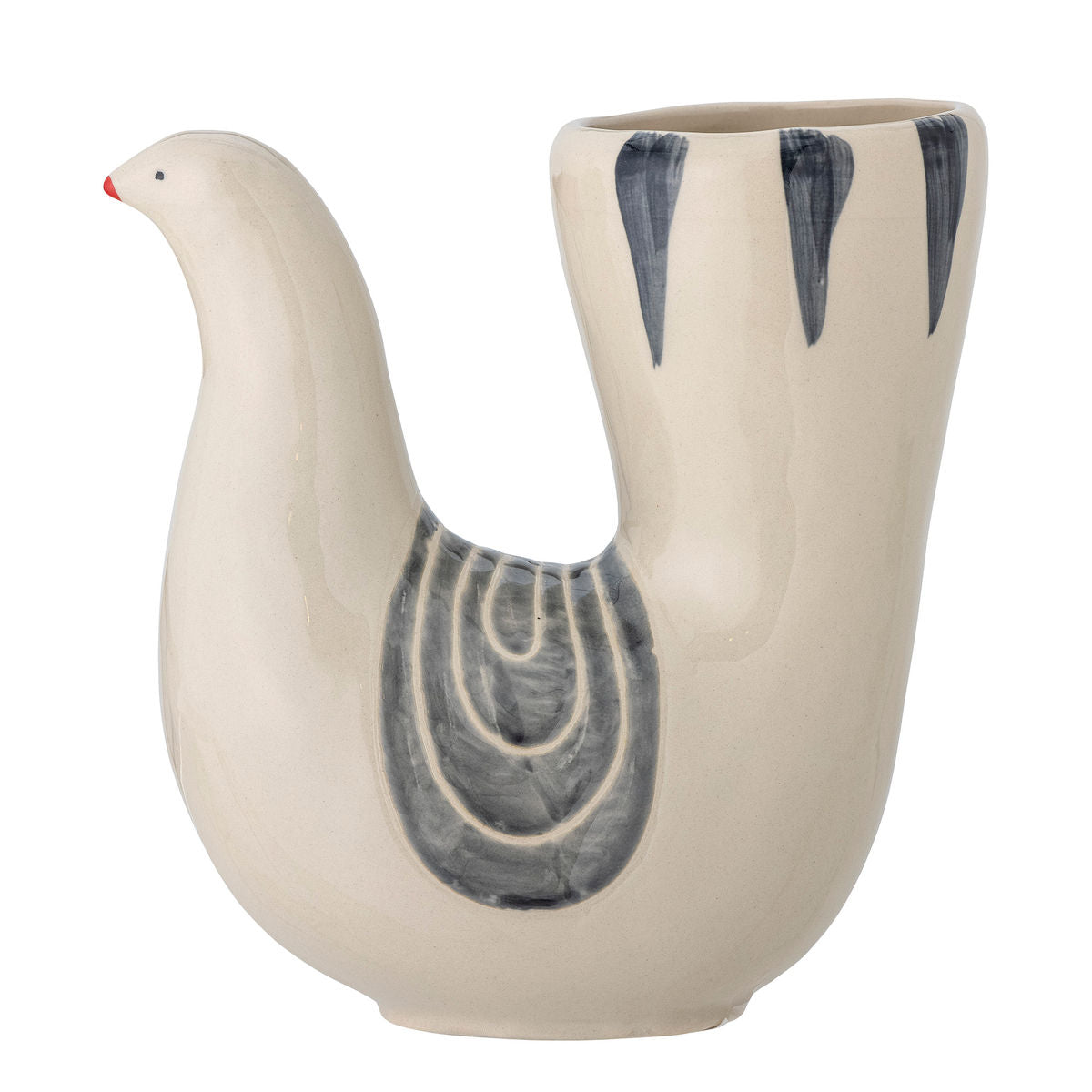 Bloomingville Trudy Vase, vit, stengods