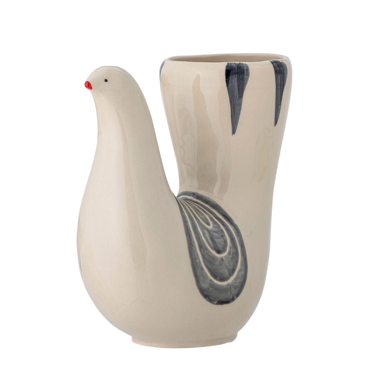 Bloomingville Trudy Vase, vit, stengods