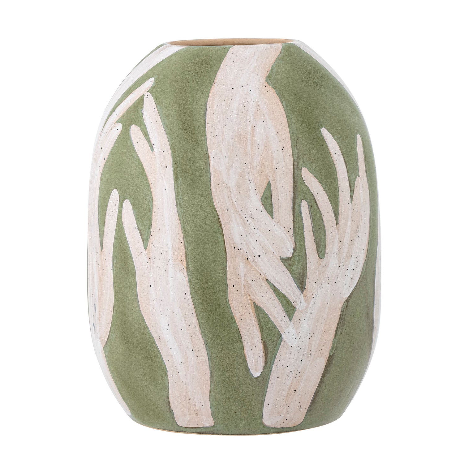 Bloomingville Adalena Vase, Green, Stoneware