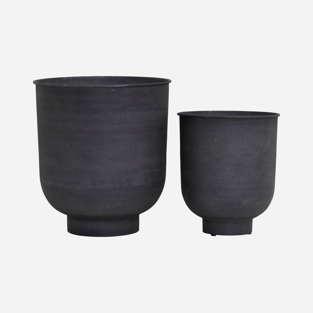 House Doctor Herb Pot, Vig, Gray-S :, H: 35 cm, Dia: 30 cm, L :, H: 45 cm, Dia: 40 cm