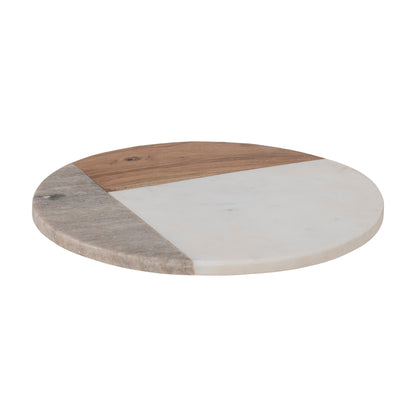 Creative Collection Olly Servering Tray, HVID, Marmor