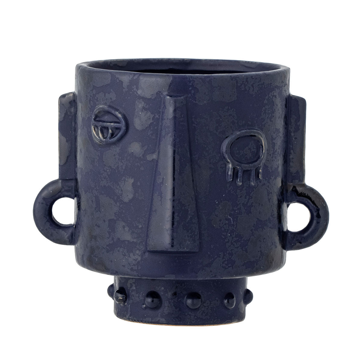 Bloomingville Ceejay Herbal Potty Peak, Blue, Stoneware