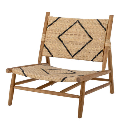 Creative Collection Lennox Lounge Stol, Natur, Teak - Creative Collection - DesignGaragen.dk