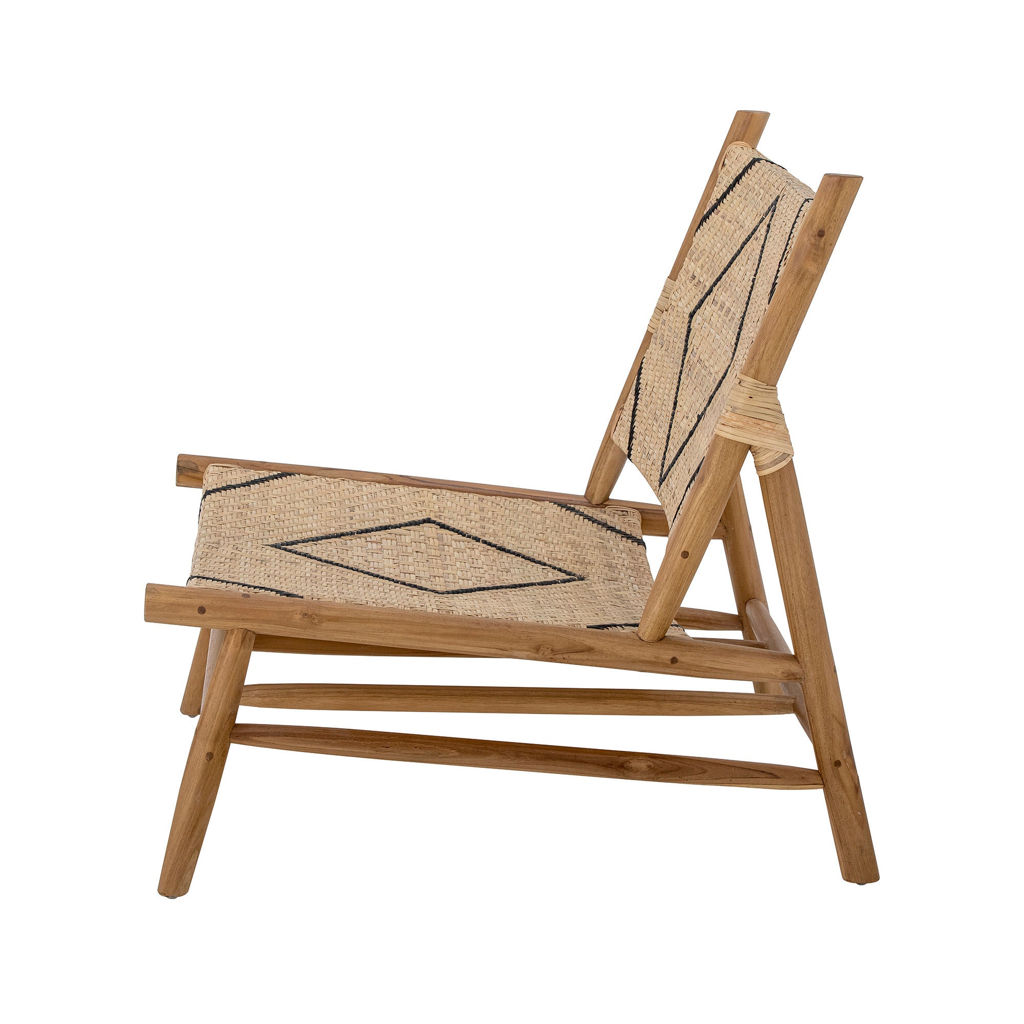 Creative Collection Lennox Lounge Stol, Natur, Teak - Creative Collection - DesignGaragen.dk