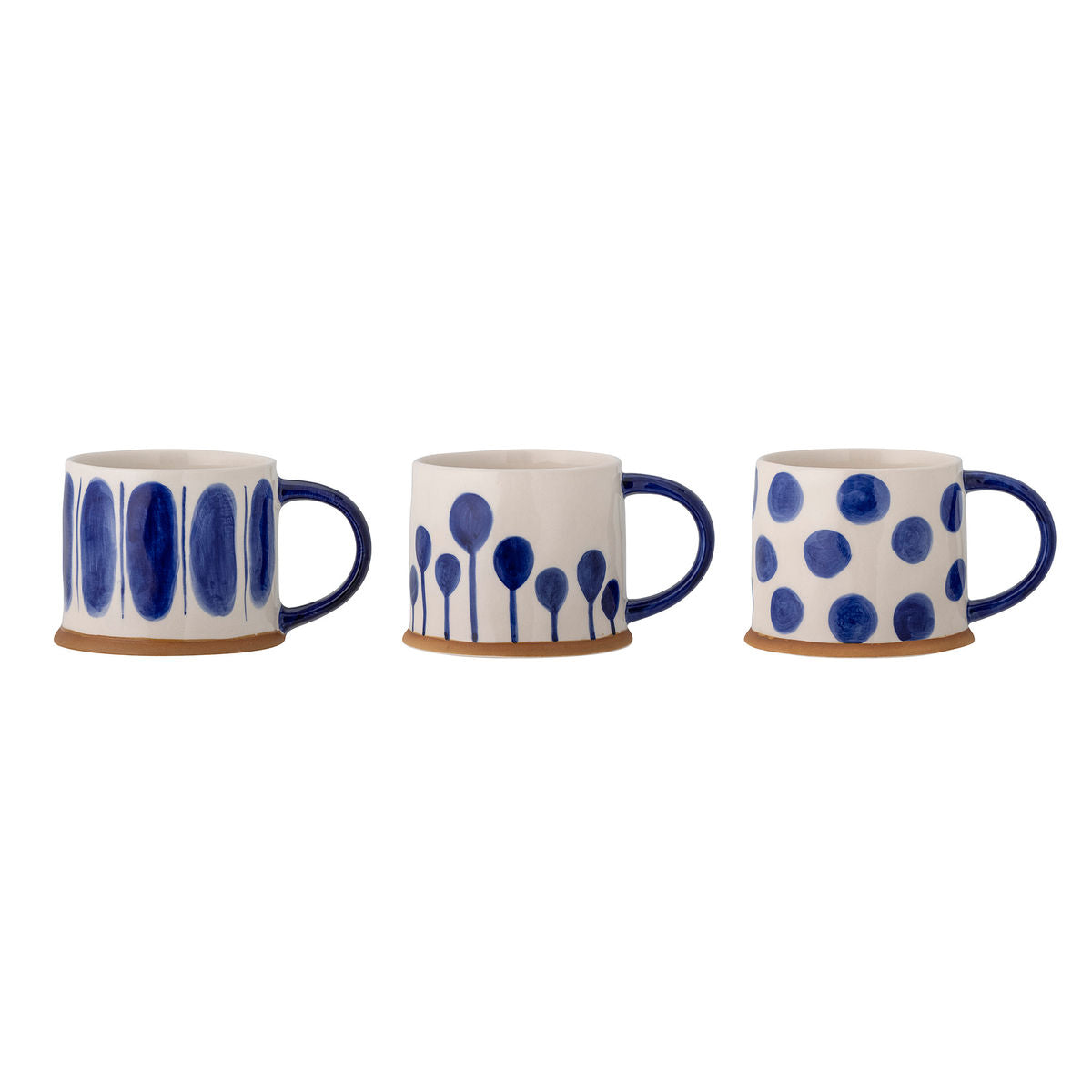 Creative Collection Linora Mugs, Blue, Stoneware