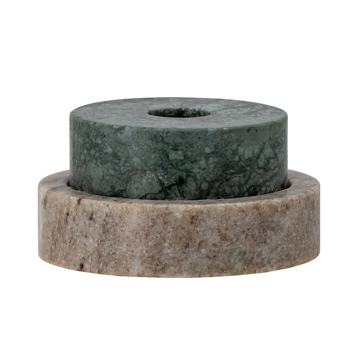 Bloomingville Dalin Lighthouse &amp; Candlestick, Green, Marble