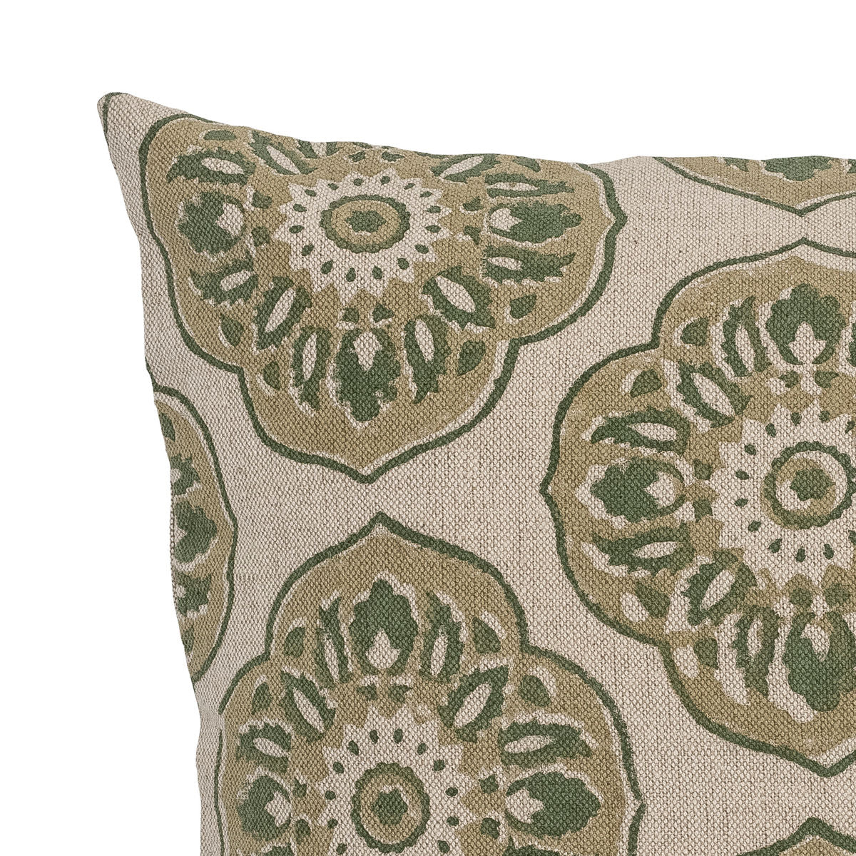 Creative Collection Nicolina Cushion, Green, Lyssna