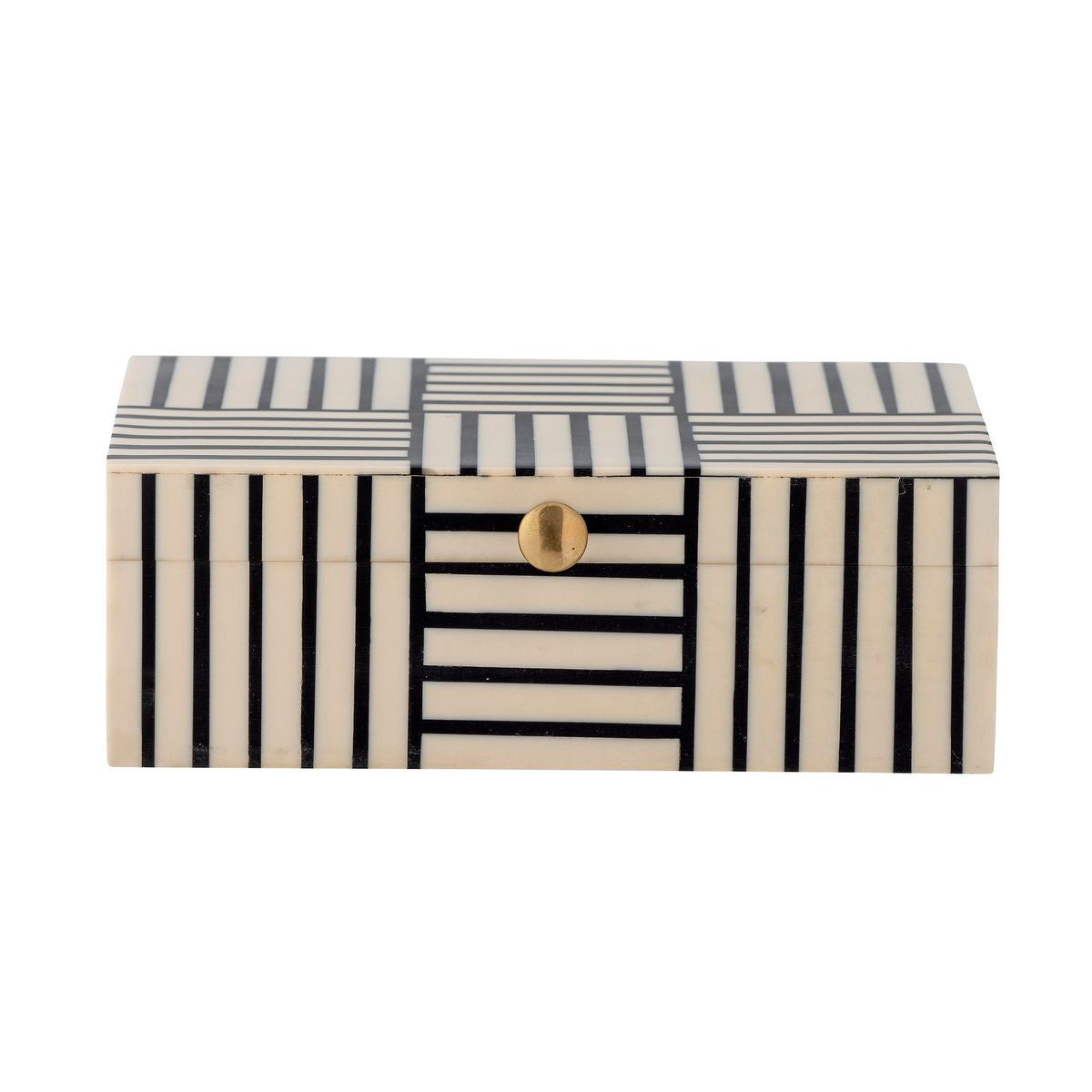 Bloomingville Neoma Box w/lock, svart, harts