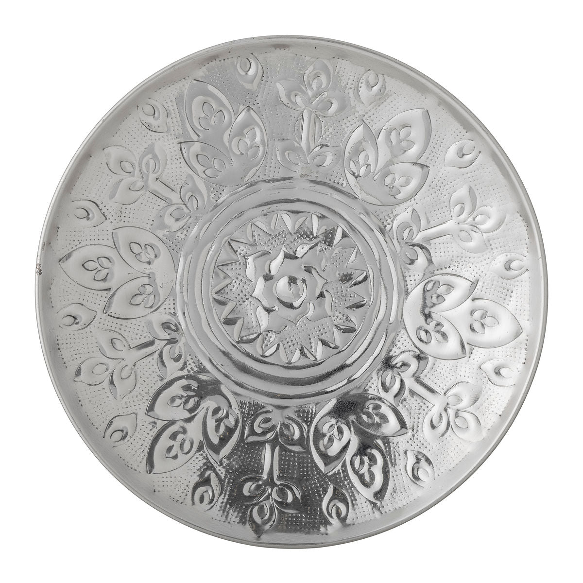 Bloomingville Litha Cake Dish, Silver, Metal