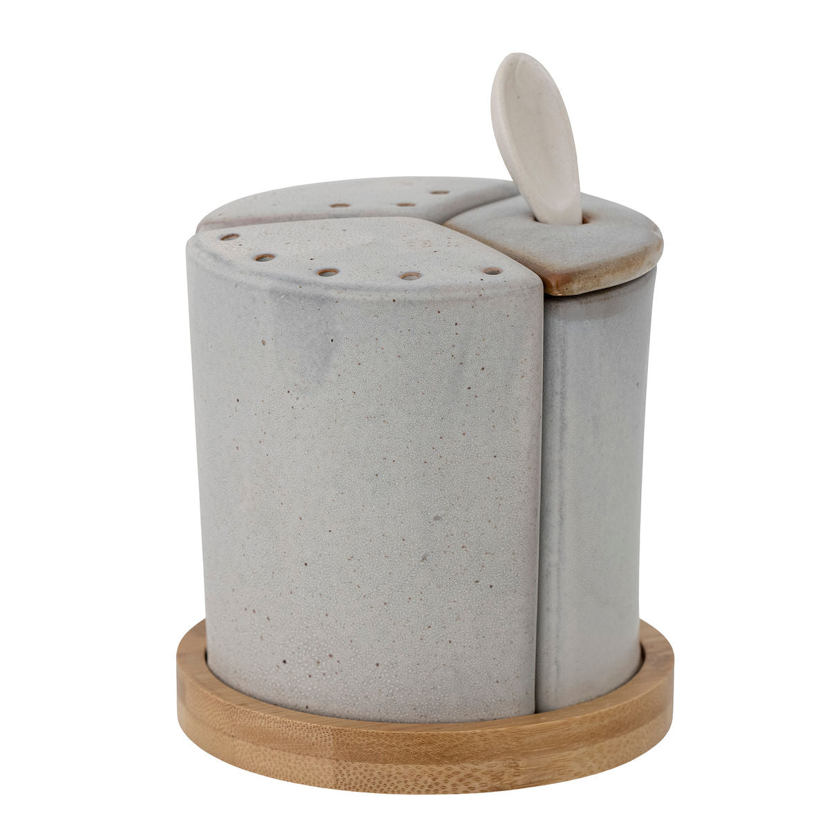 Bloomingville Josefine Salt &amp; Pepper Set, Gray, Stoneware