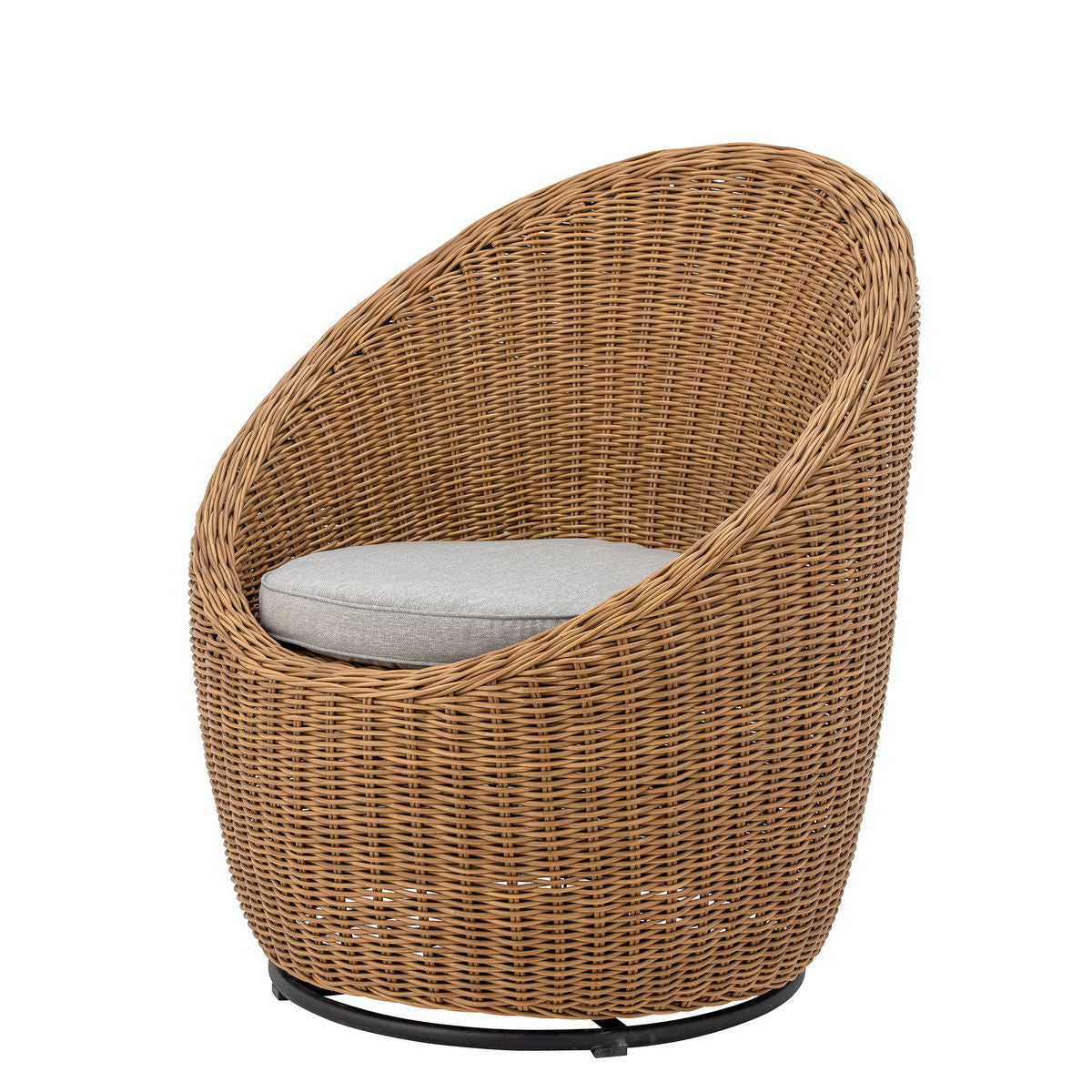 Bloomingville Roccas loungestol, Brown, Polyrattan