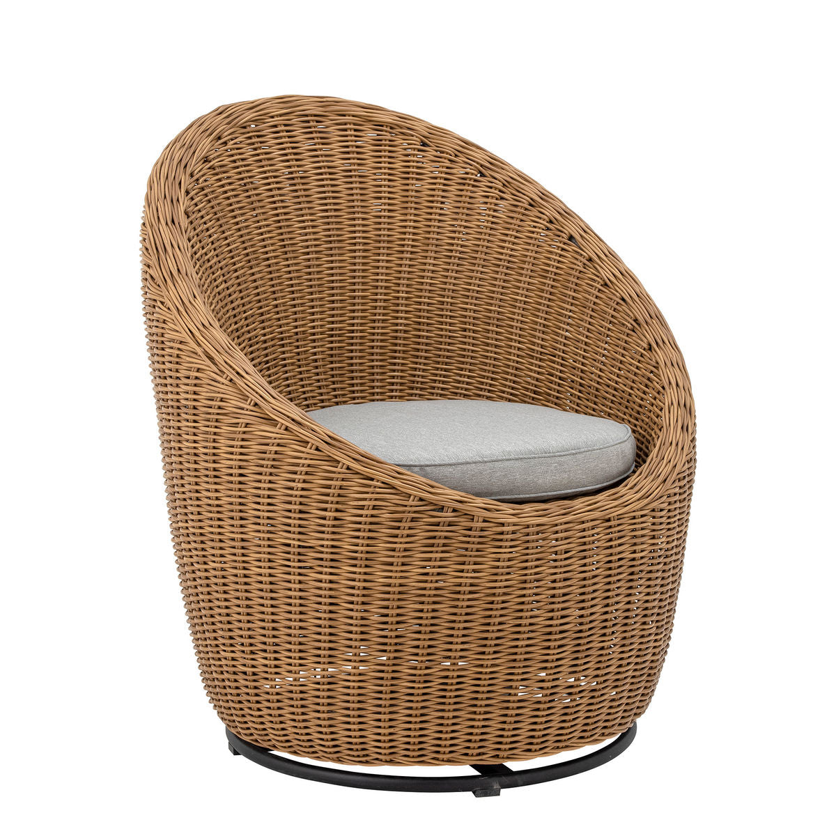 Bloomingville Roccas loungestol, Brown, Polyrattan