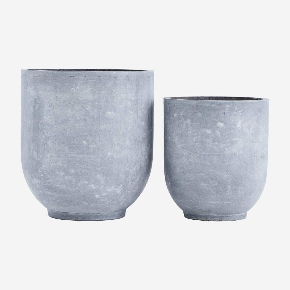 House Doctor Herb Pot, Gard, Gray-S :, H: 45 cm, Dia: 40 cm, L :, H: 55 cm, Dia: 50 cm